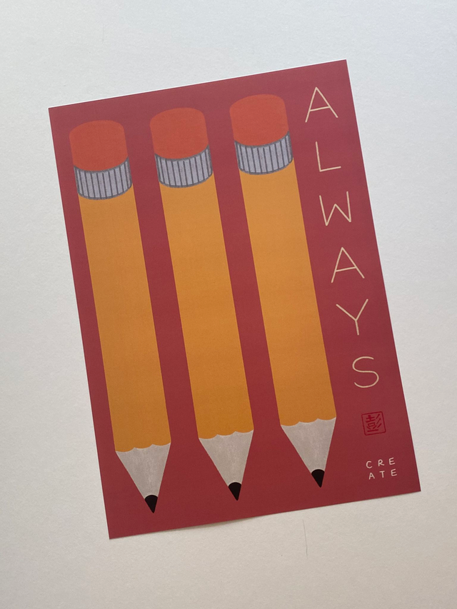 A3 Art Print - Always Create