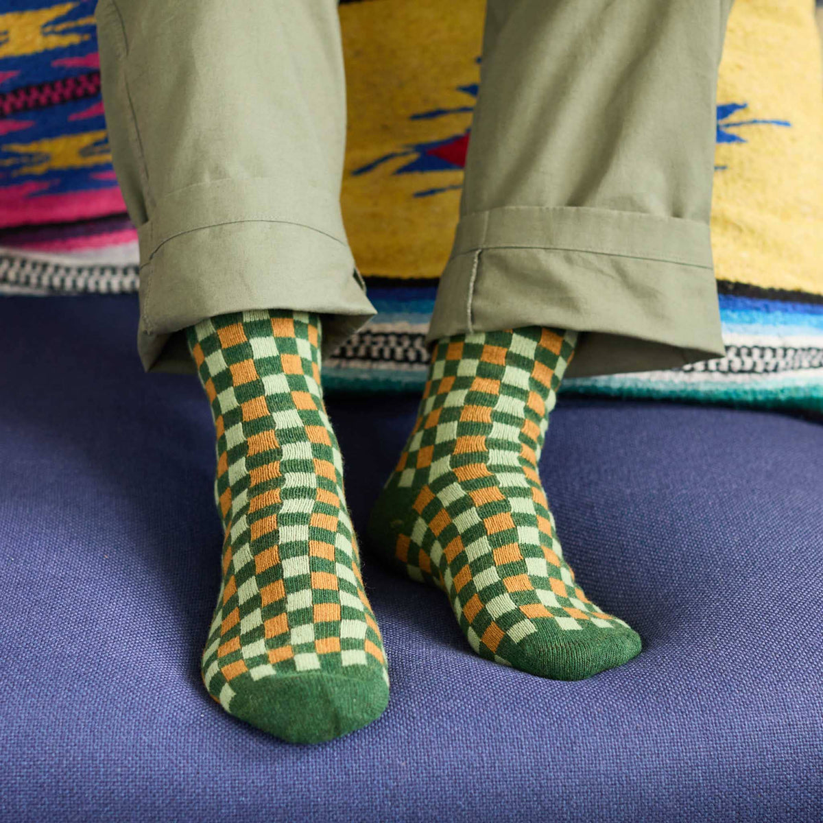 Large Lambswool Ankle Socks
