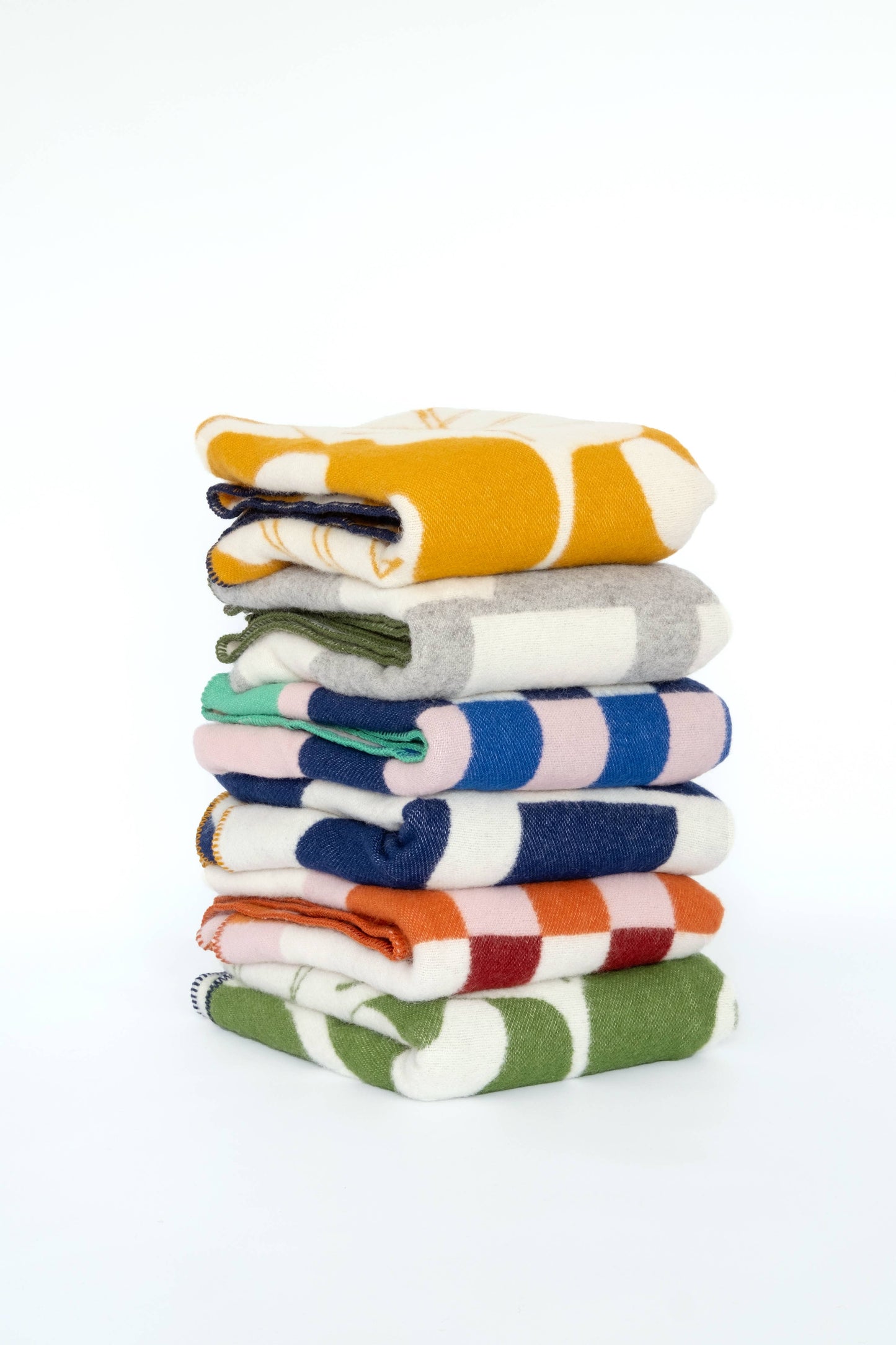 Wool Throw Blanket: Deko Navy