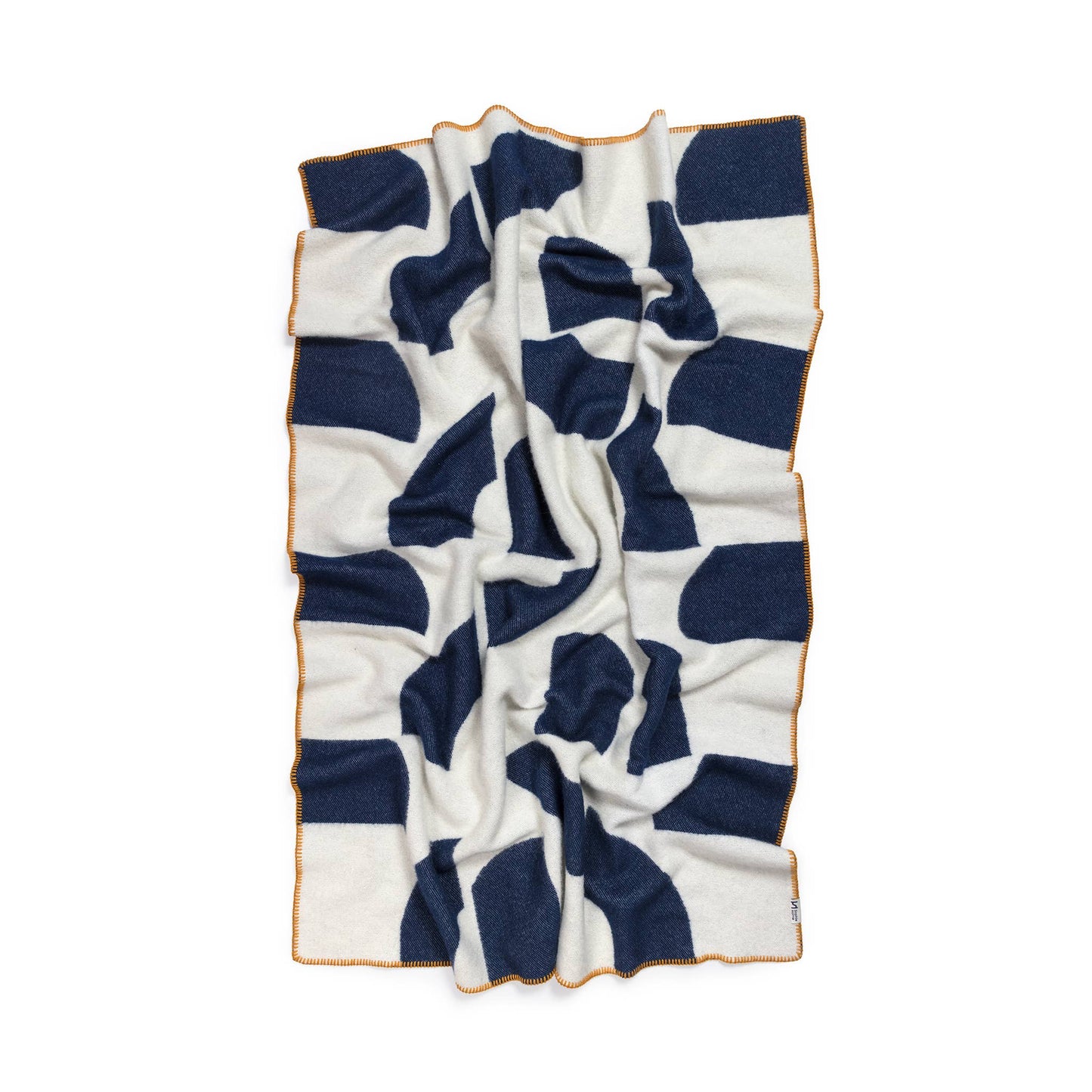Wool Throw Blanket: Deko Navy