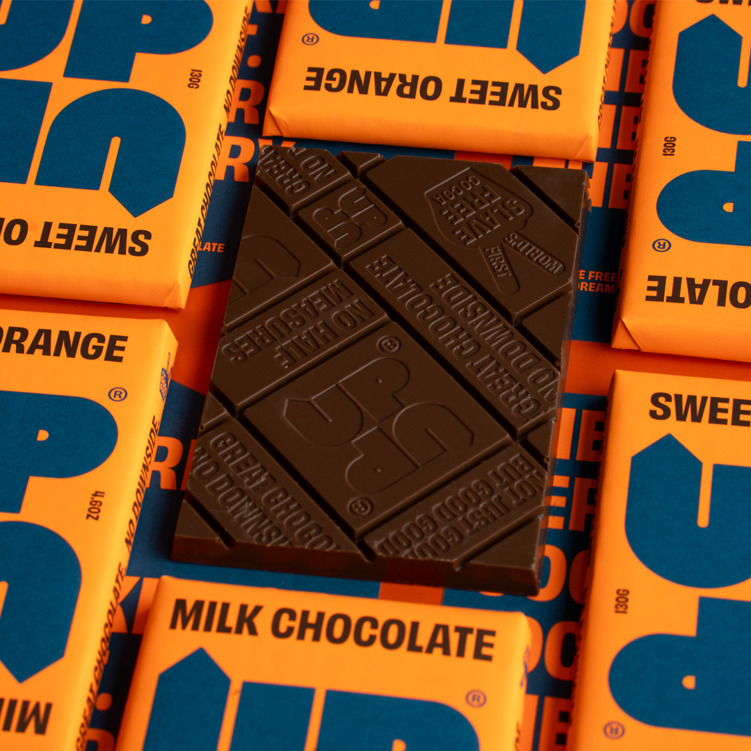 Sweet Orange Milk Chocolate Bar 130G/4.6OZ