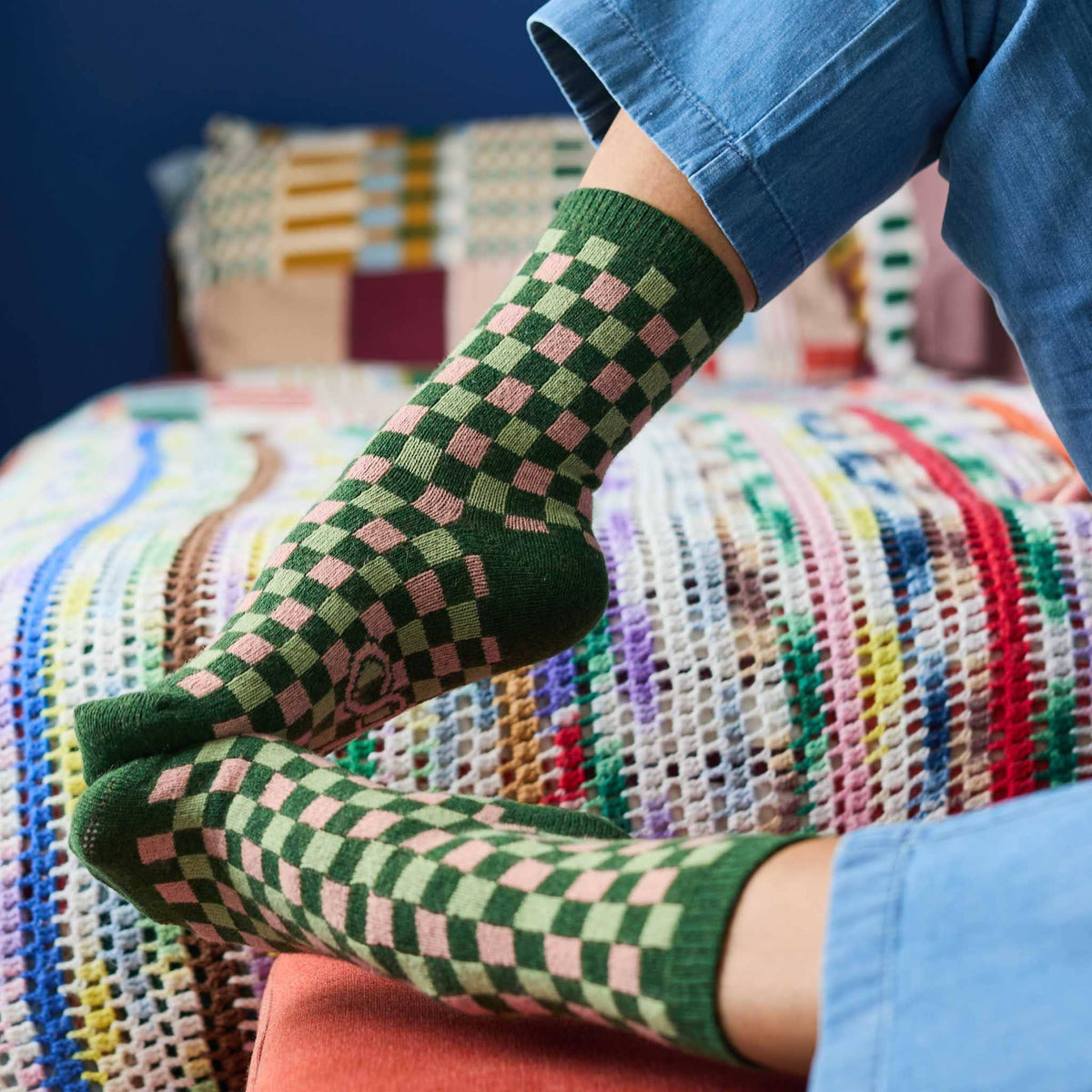 Small Lambswool Ankle Socks