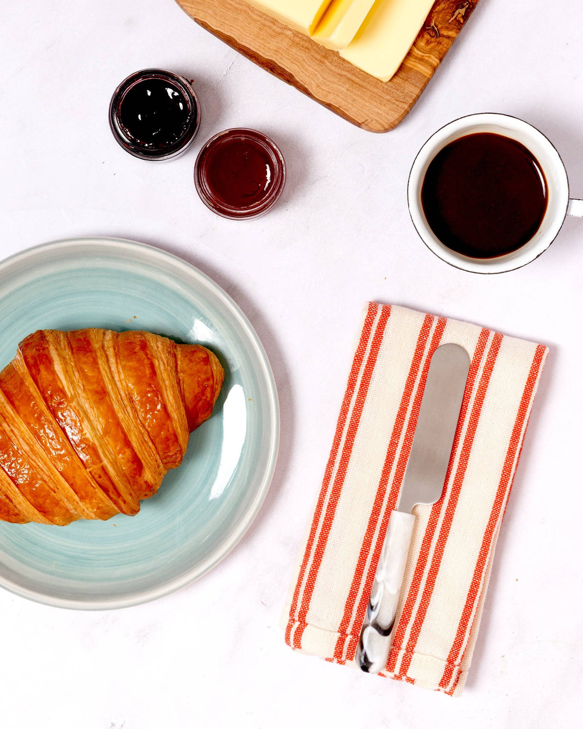 Cotton Napkin 2 Pack: Red Stripe