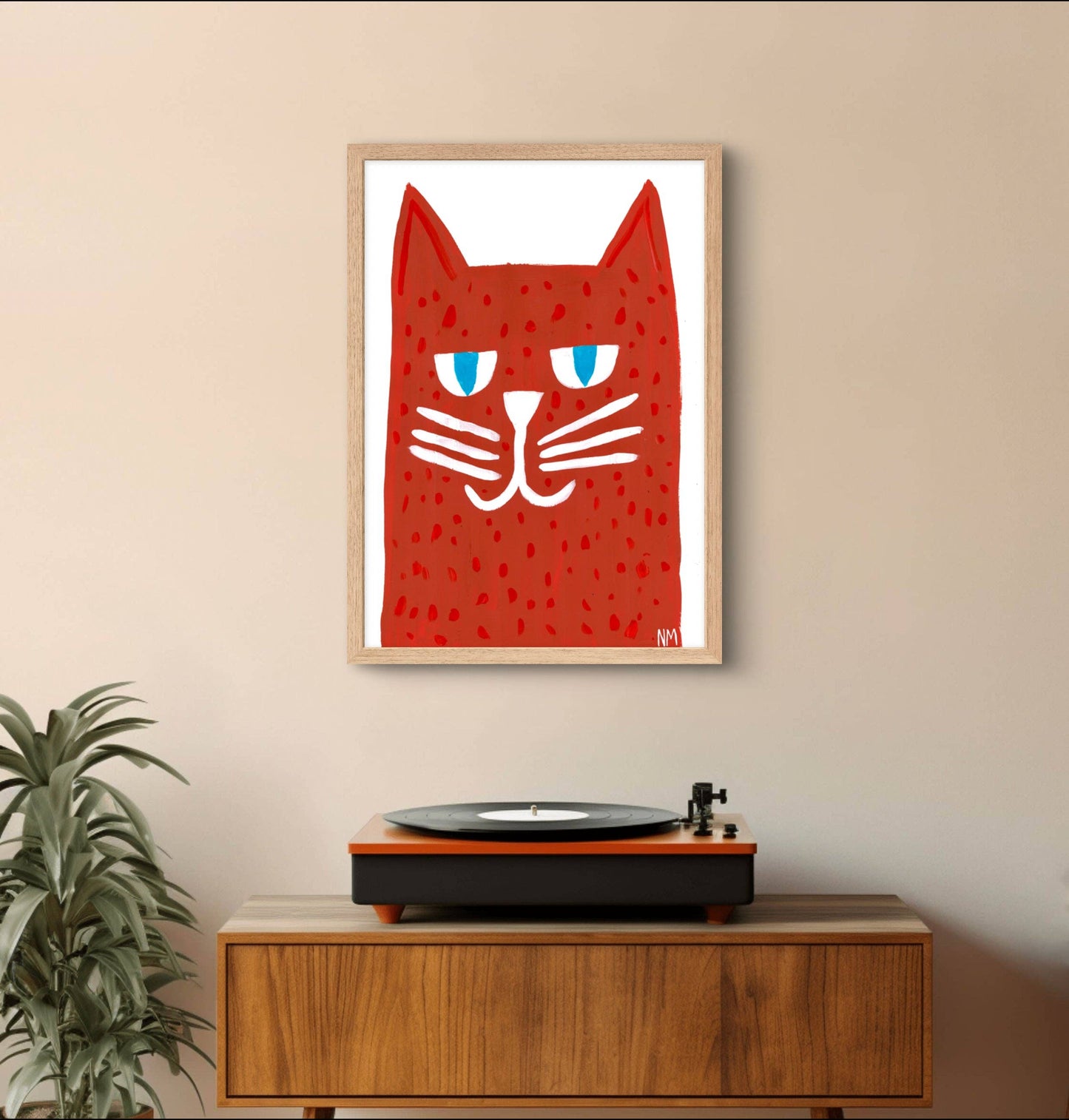 Ginger Cat Print
