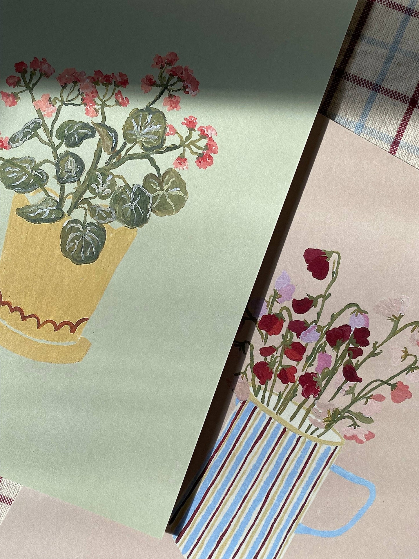 A5 print- Sweet Peas