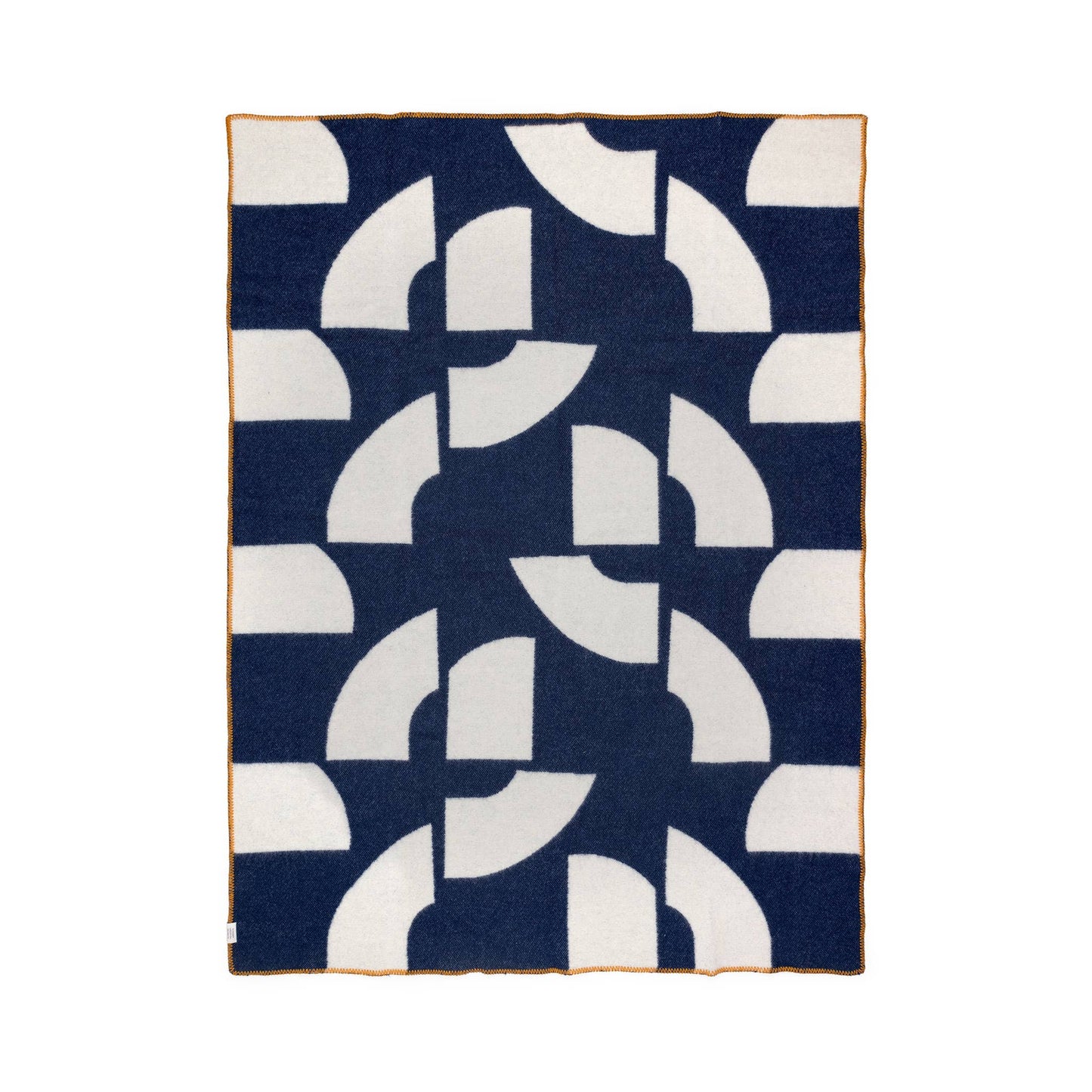 Wool Throw Blanket: Deko Navy