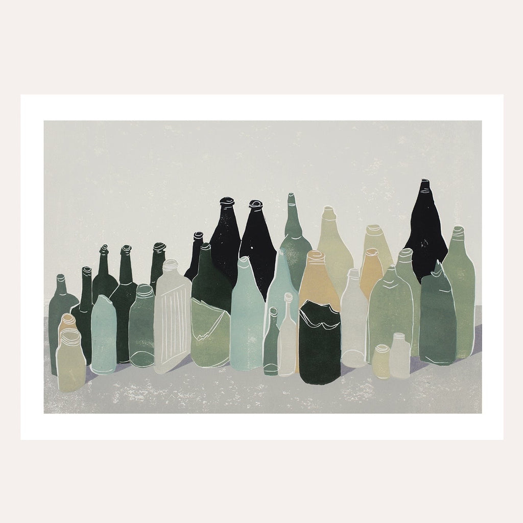 Glass Bottles Print