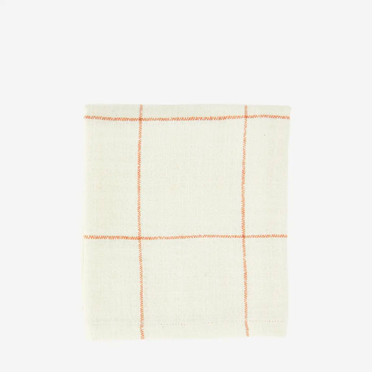 Check Off White + Tomato Kitchen Towel