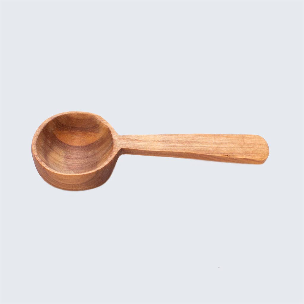 Olive Wood Flat Based Coffee Spoon