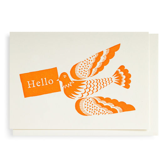 Card Hello Bird