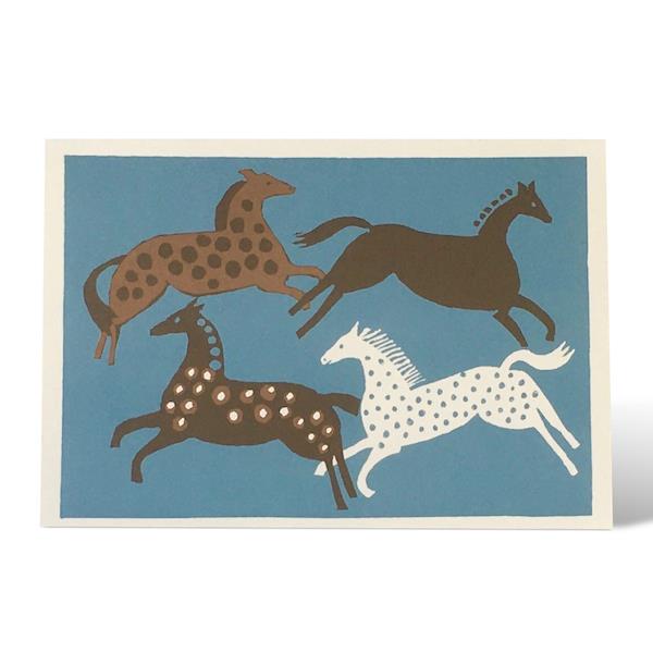 Card Four Horses