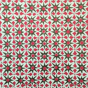 Gift Wrap Paper Alhambra Green and Pink