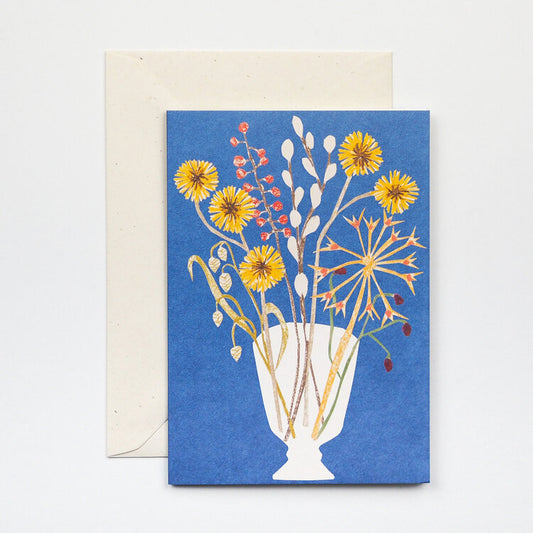 Card Glass Vase