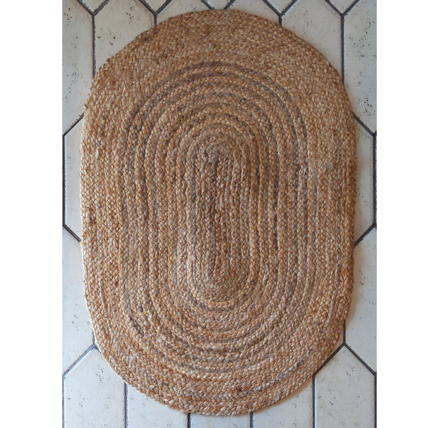 Juma Oval Jute Rug - Assorted