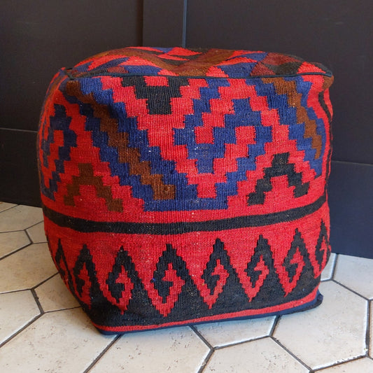 Kilim Cube Stool - Assorted Colours
