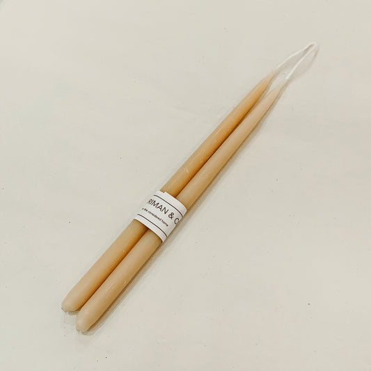 Beeswax Candles - Thin Taper 230x12.5mm