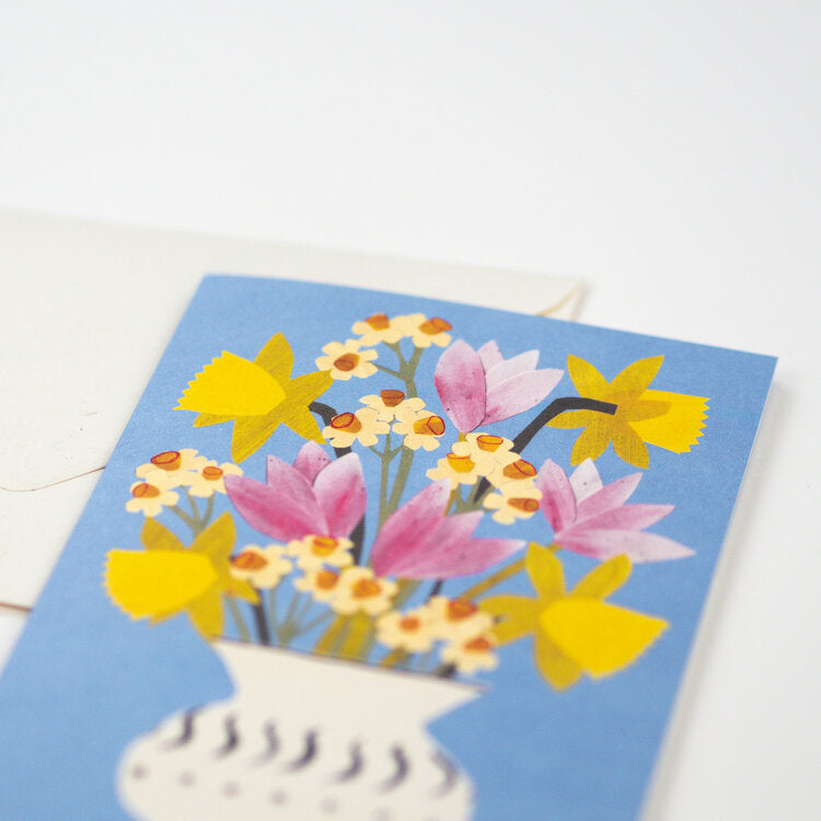 Card Spring Flowers