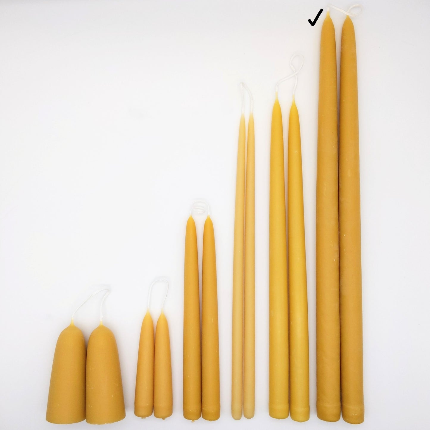 Beeswax Candles - Size 4
