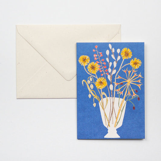 Card Glass Vase