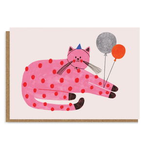 Card Pink Cat