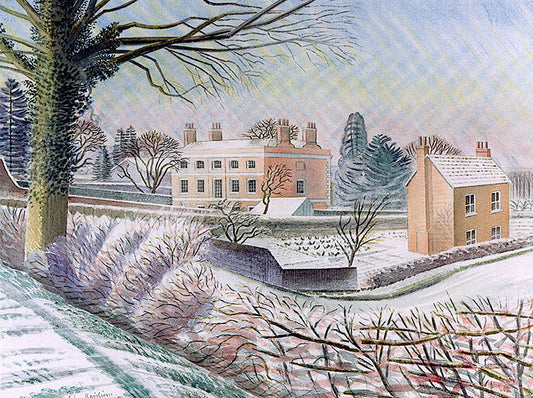 Card Vicarage in Snow